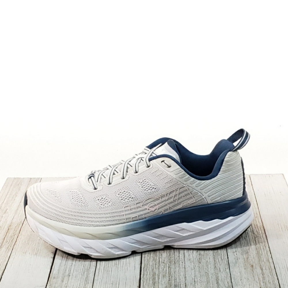 HOKA ONE ONE Bondi 6 Athletic Running Sneakers Whi_11